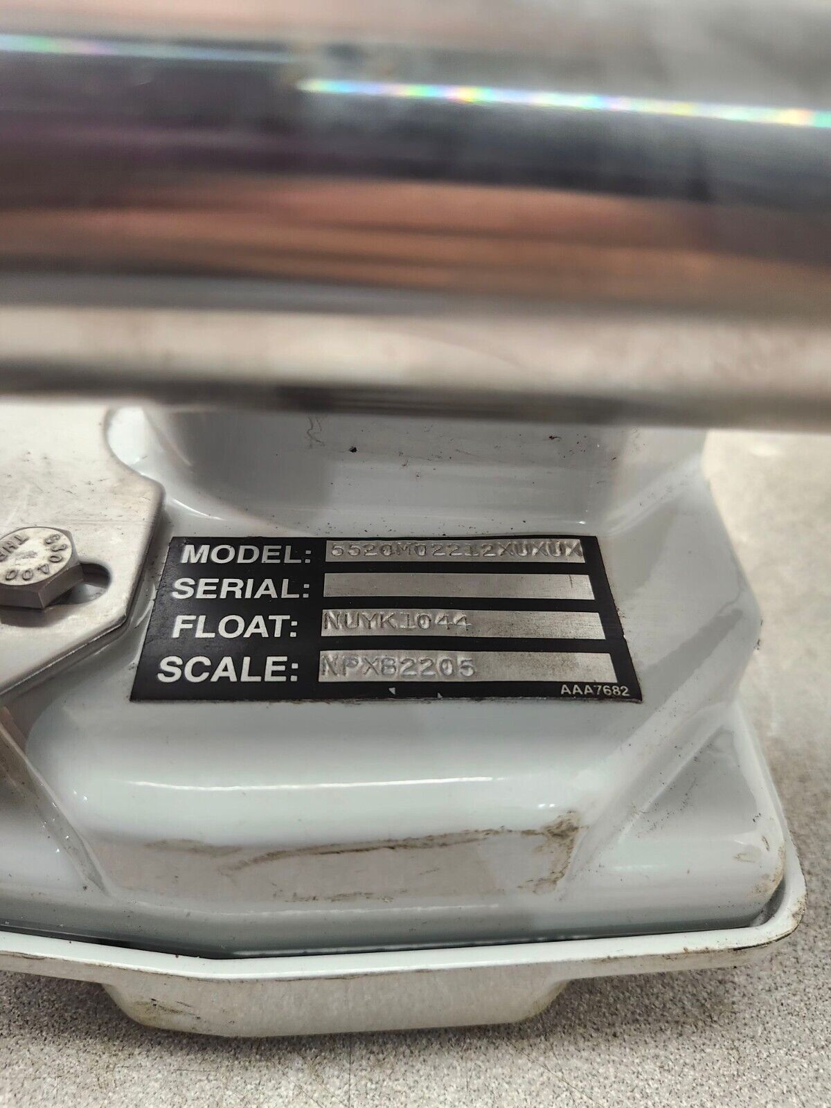 NEW NO BOX WALLACE ARMORED FLOW METER 5520M02212XUXUX