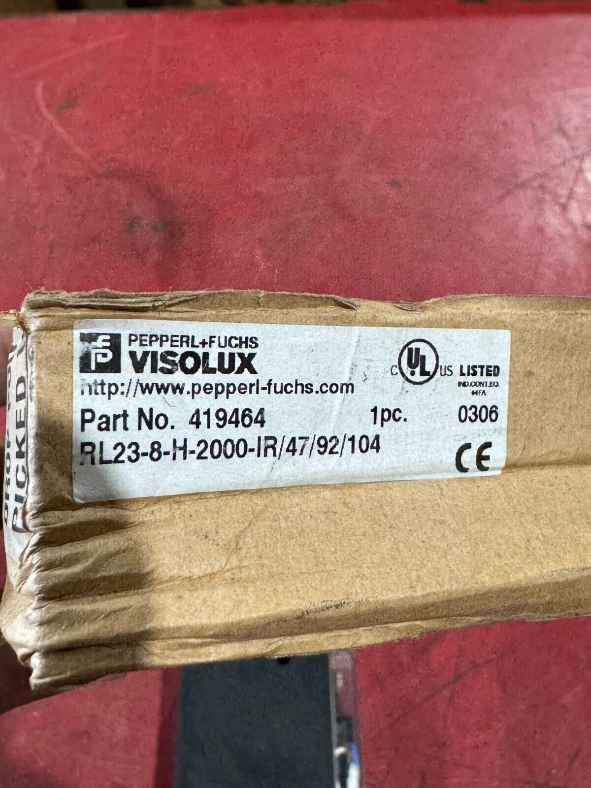 NEW IN BOX PEPPERL & FUCHS 419464 SENSOR RL23-8-H-2000-IR/47/92/104