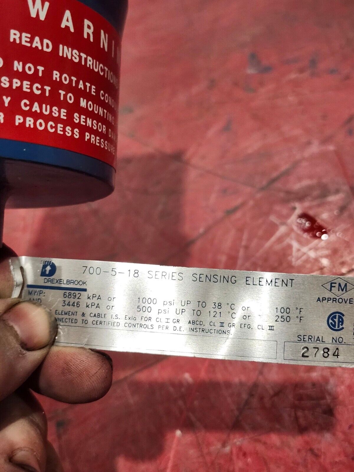 NEW NO BOX DREXELBROOK SENSING ELEMENT 700-5-18