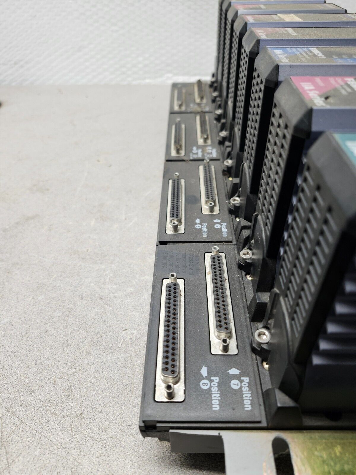 USED Foxboro Din Rail Modular Baseplate P0926HT W/8 Foxboro FBM204,FBM203,FBM241