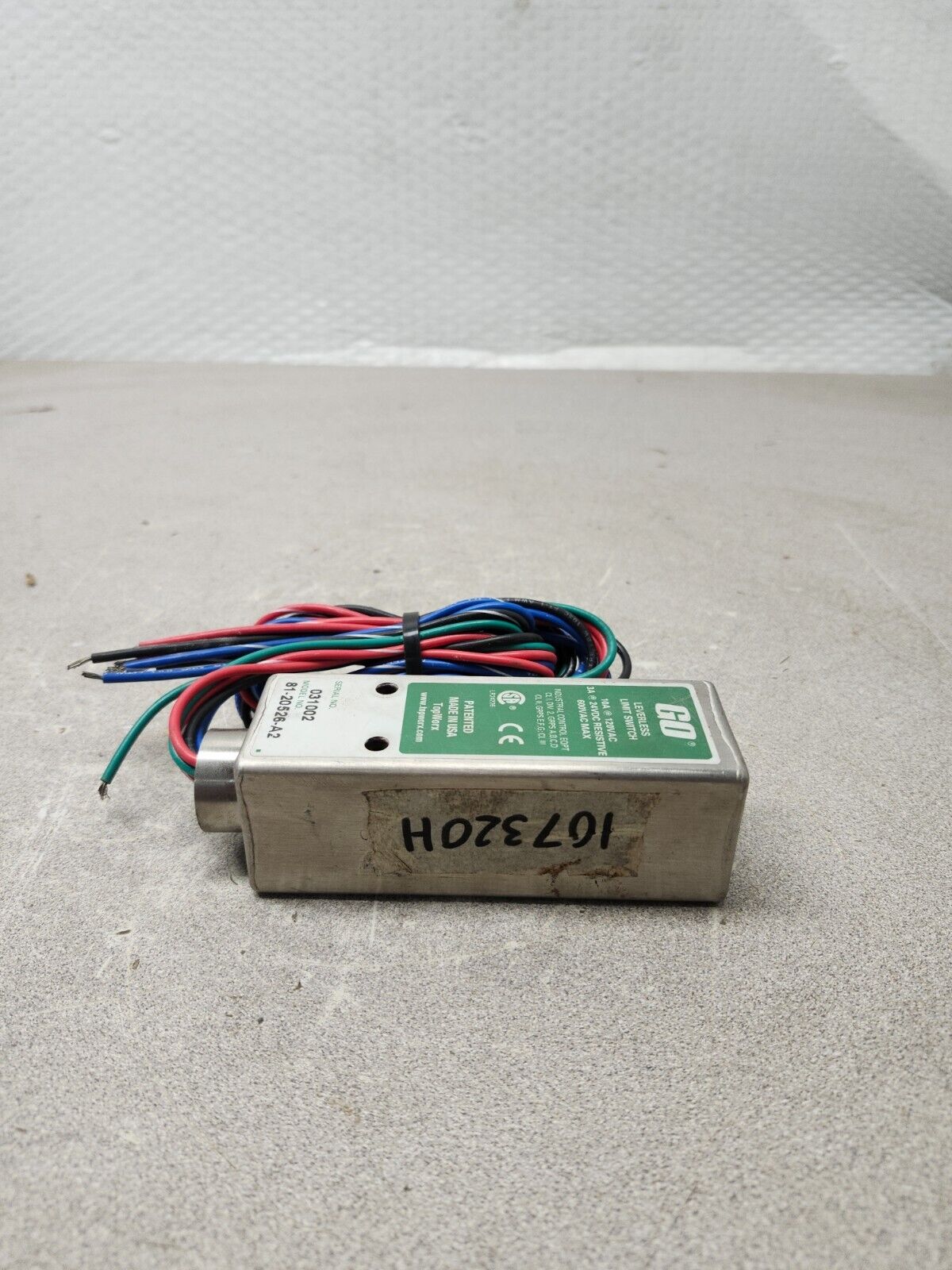 NEW NO BOX TOPWORX GO SWITCH PROXIMITY SENSOR LIMIT SWITCH 81-20526-A2