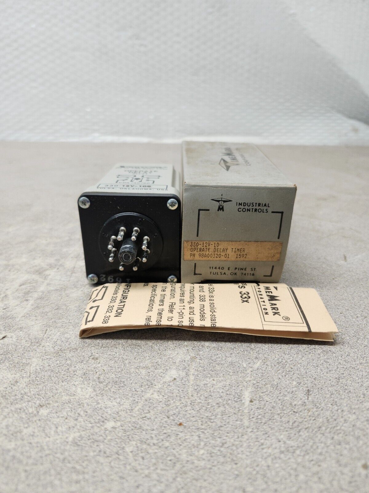 NEW IN BOX SIGNALINE OPERATE DELAY RELAY 330-12V-10S