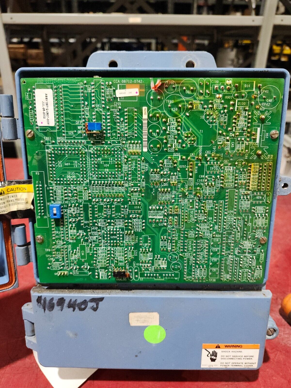 USED ROSEMOUNT MAGNETIC FLOWMETER TRANSMITTER 8712CP12M4