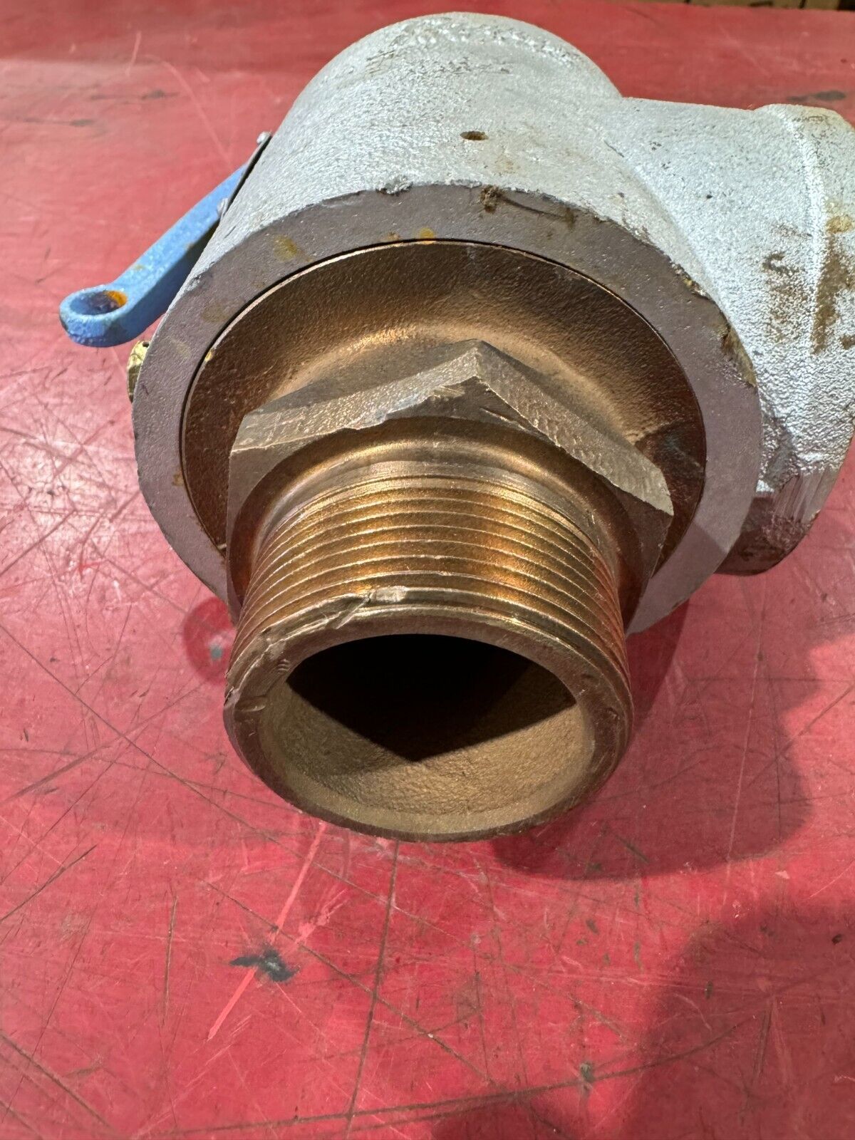 NEW TELEDYNE FARRIS 1-1/2" X 2-1/2" SAFETY RELIEF VALVE 275PSIG. 1855-0L