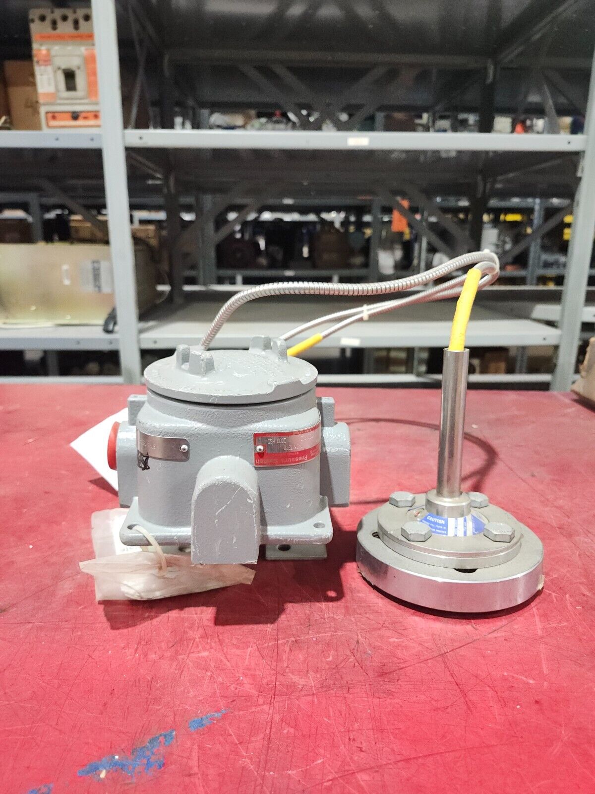 NEW NO BOX SOR PRESSURE SWITCH 4LC-W5-M4-C2A-TTPKMMX W/ WIKA 990.12