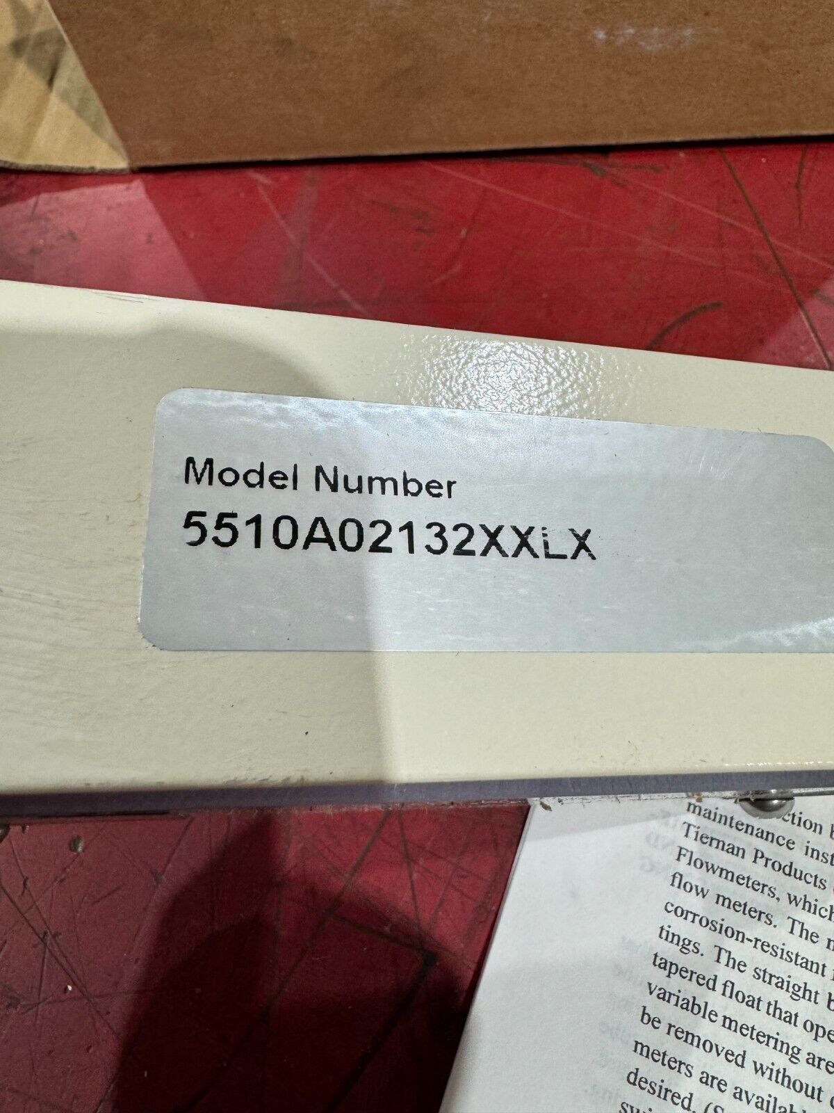 NEW IN BOX US FILTER DIRECT VIEW FLOWMETER 5510A02132XXLX