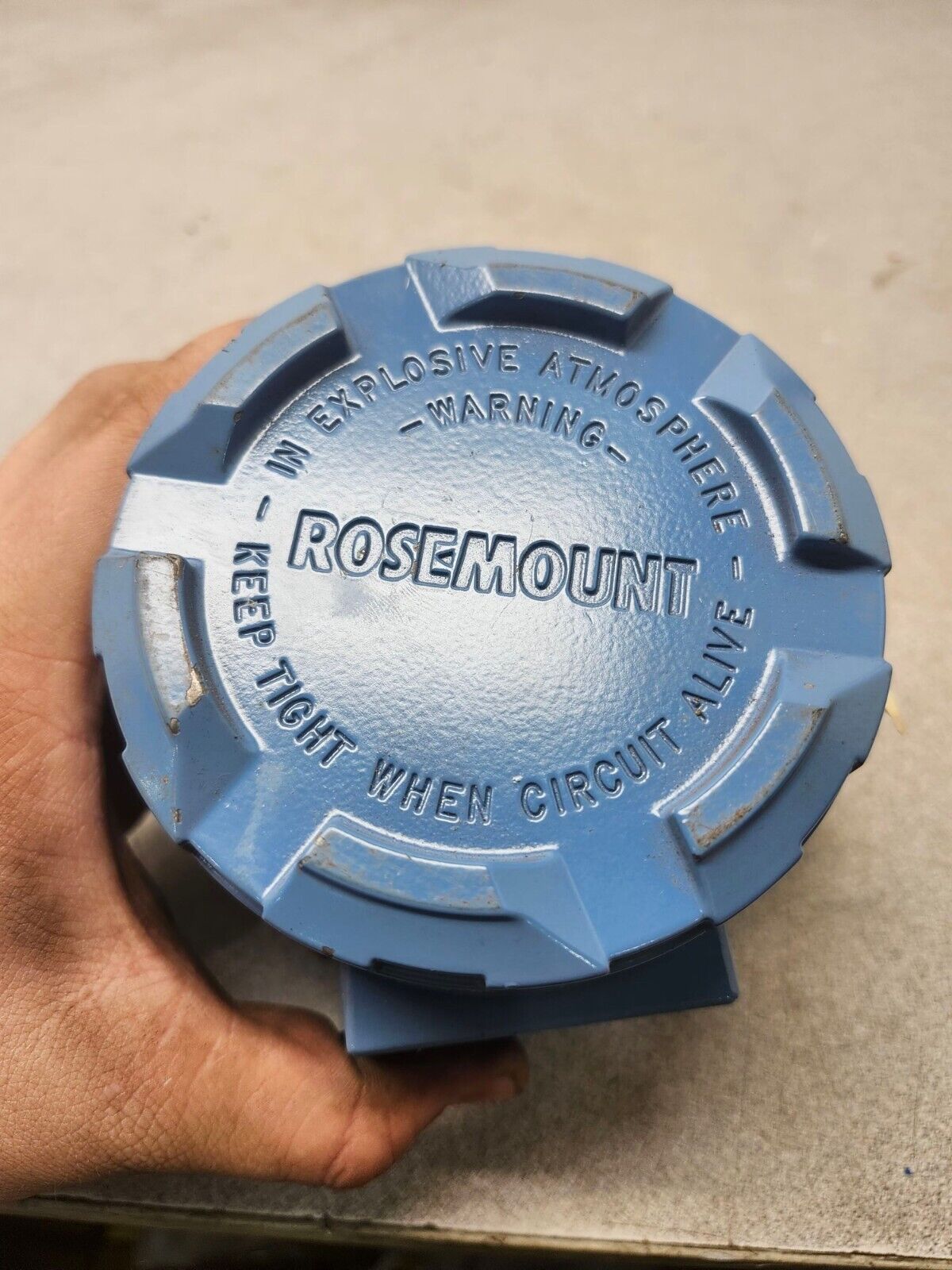 USED ROSEMOUNT TEMP TRANSMITTER 4-20 MA, 45 VDC 444RL2U1A1NA