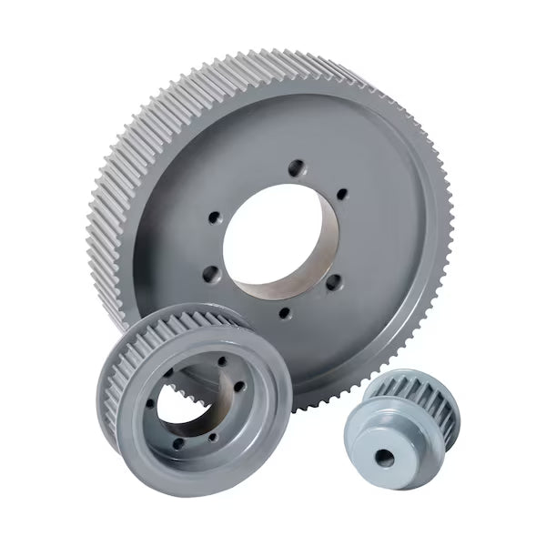 NEW MASTERDRIVE HTD Timing Pulley, QD Bushed, 52 Teeth, 9.012 in OD, 85 mm Belt Width P52-14M-85-E
