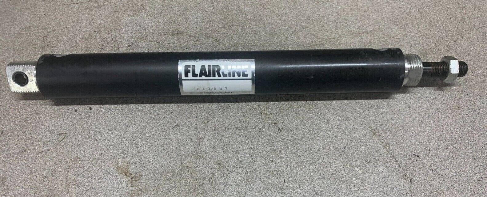 NEW NO BOX FLAIR LINE PNEUMATIC CYLINDER H 1-1/8 X 7