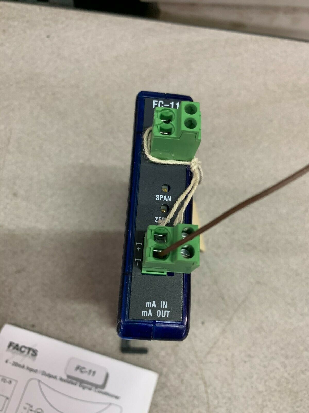 NEW NO BOX FACTS ENGINEERING SIGNAL CONDITIONER ISOLATED FC-11