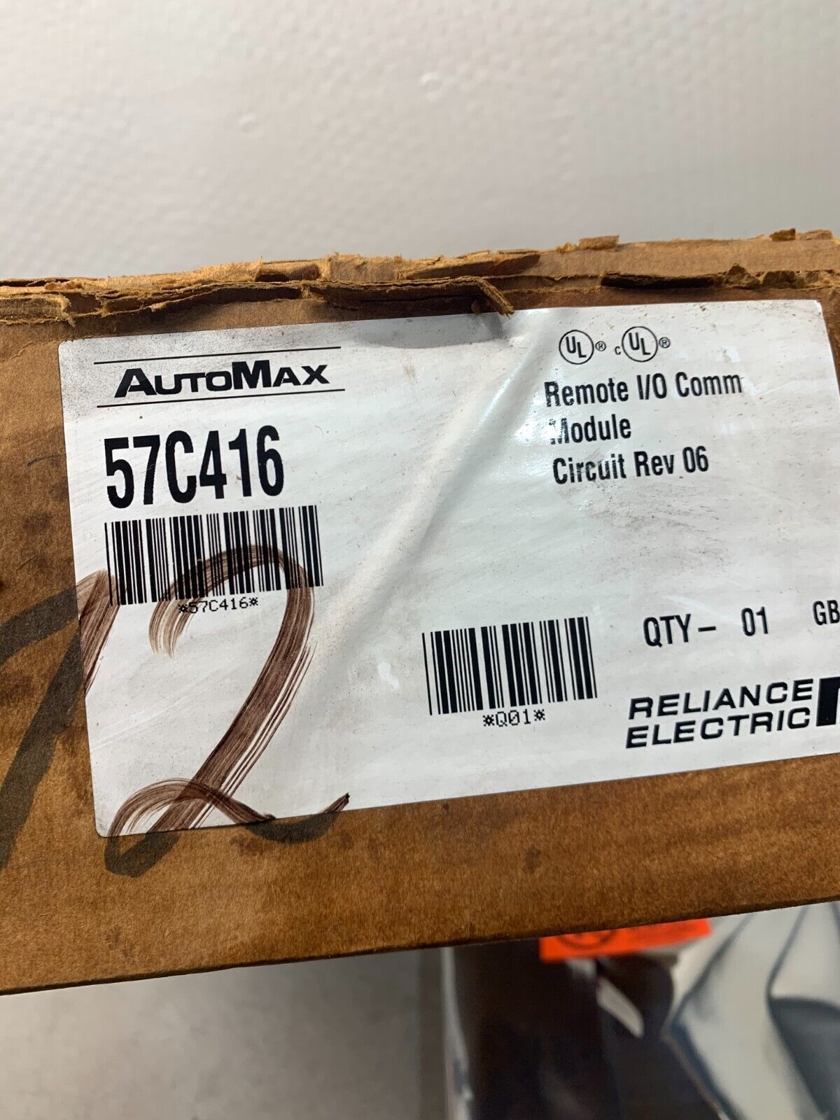 NEW IN BOX RELIANCE ELECTRIC AUTOMAX REMOTE I/O COMM MODULE 57C416