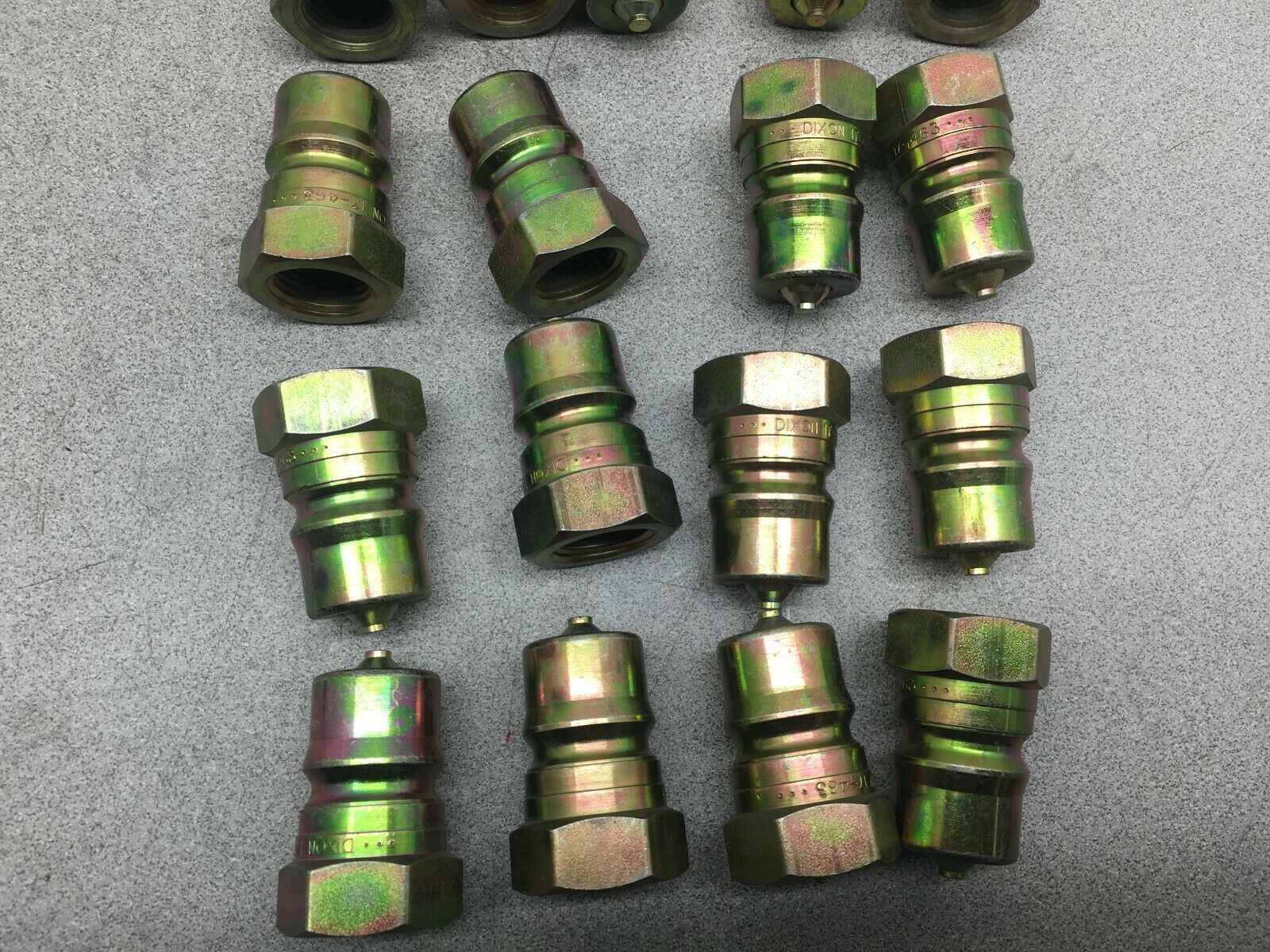 NEW NO BOX LOT OF 17 DIXION 1/2" QUICK CONNECT FITTING 17-463
