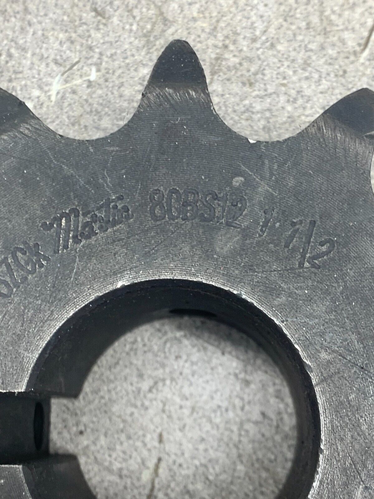 NEW IN BOX MARTIN BORED TO SIZE SPROCKET 80BS12 1-1/2