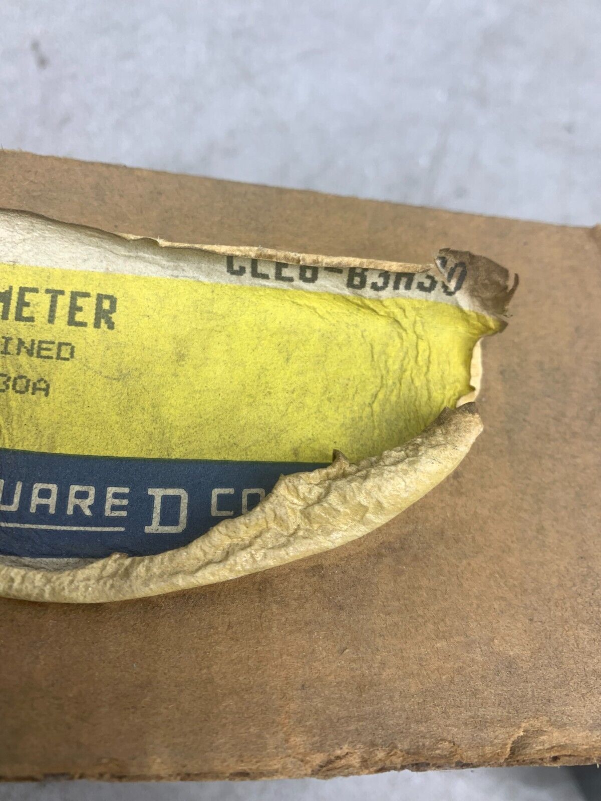 NEW IN BOX SQUARE D A.C. AMMETER CLE8-B3A30