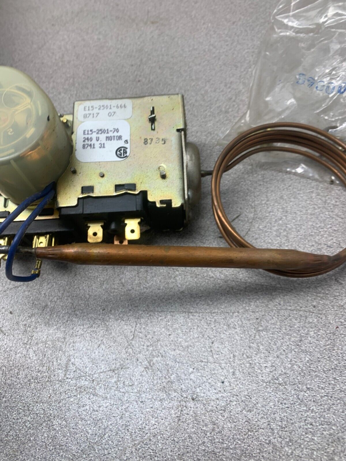 NEW RANCO HEAT PUMP CONTROL E15-2501-666 MOTOR 240V. E15-2501-70