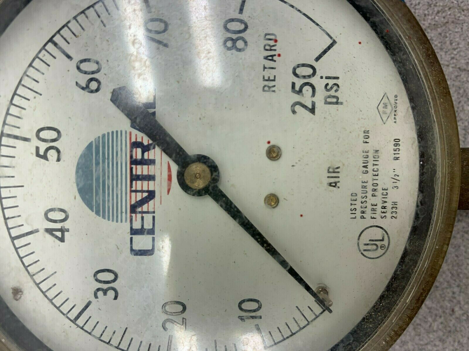 LOT OF 2 USED ASHCROFT PRESSURE GAUGE 35W1005PH 02L XUL