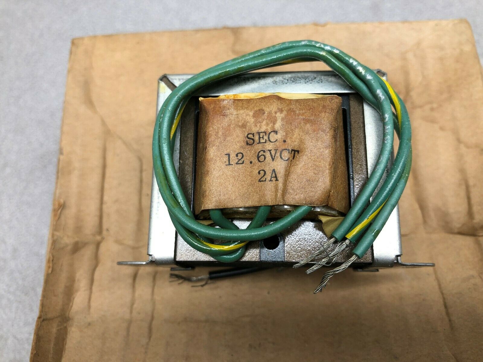 NEW IN BOX THORDSON 117 VAC PRI 12.6 VAC SEC TRANSFORMER 26F67