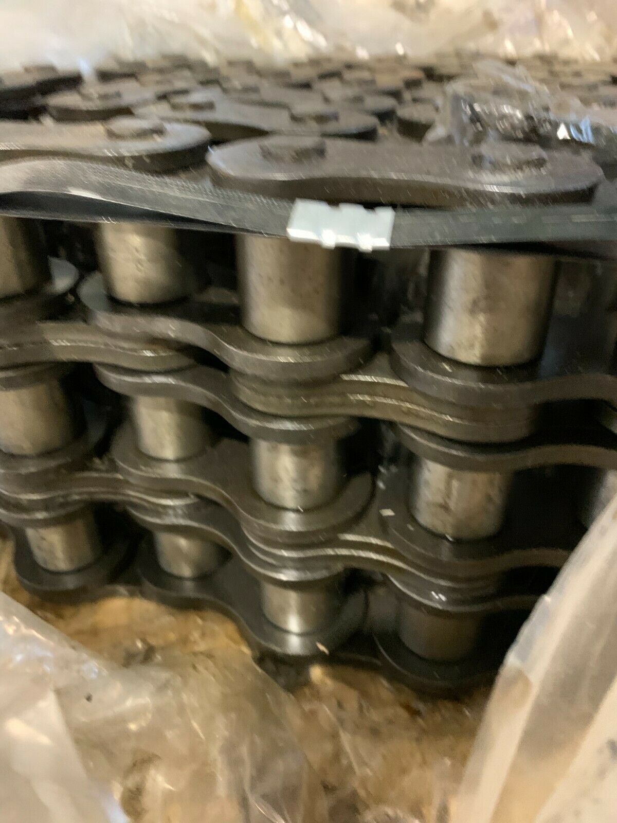 10FT LINK-BELT 200 TRIPLE ROLLER CHAIN RC 200-3 COT 48 LINKS COTTERED R2003C10BX