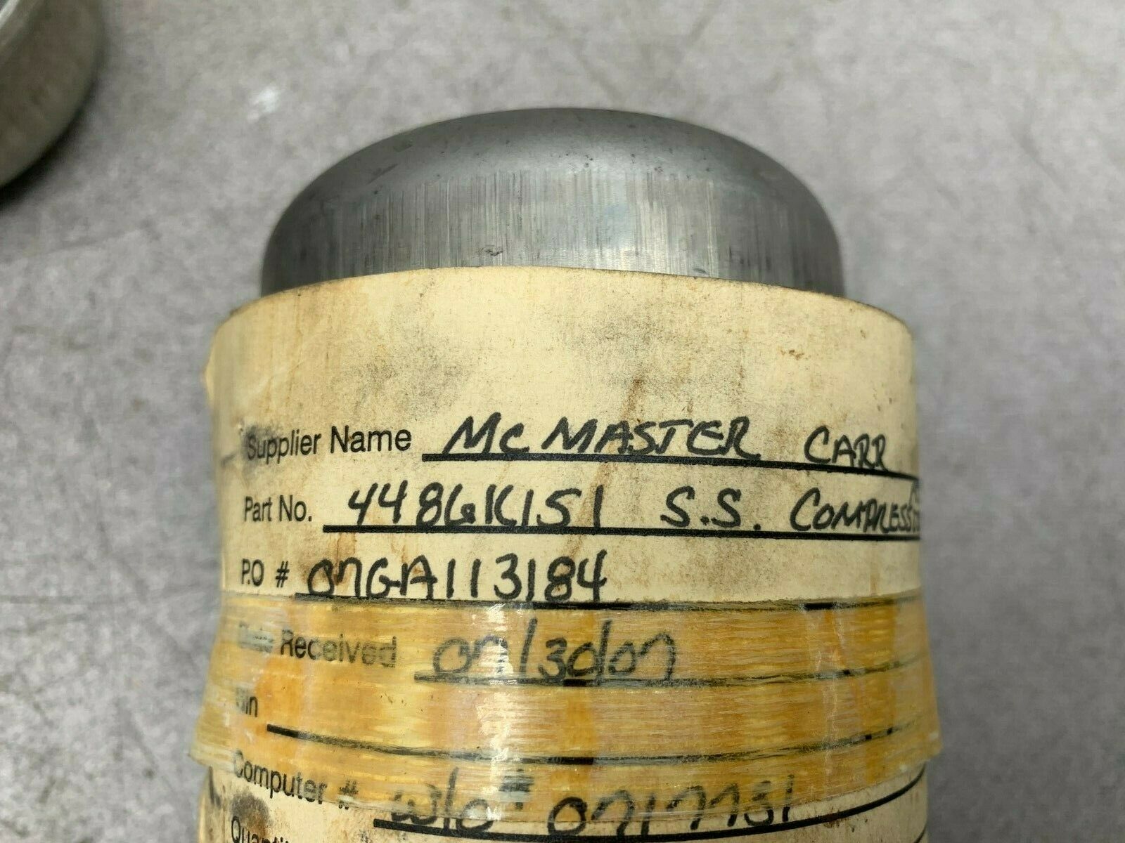 NEW NO BOX MCMASTER CARR SS COMPRESSION FITTING 4486K151