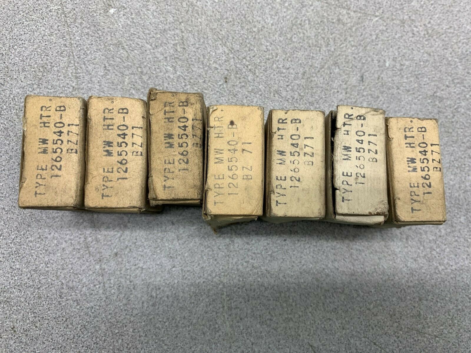 LOT OF 7 NEW IN BOX WESTINGHOUSE HEATER ELEMENT 1265540-B