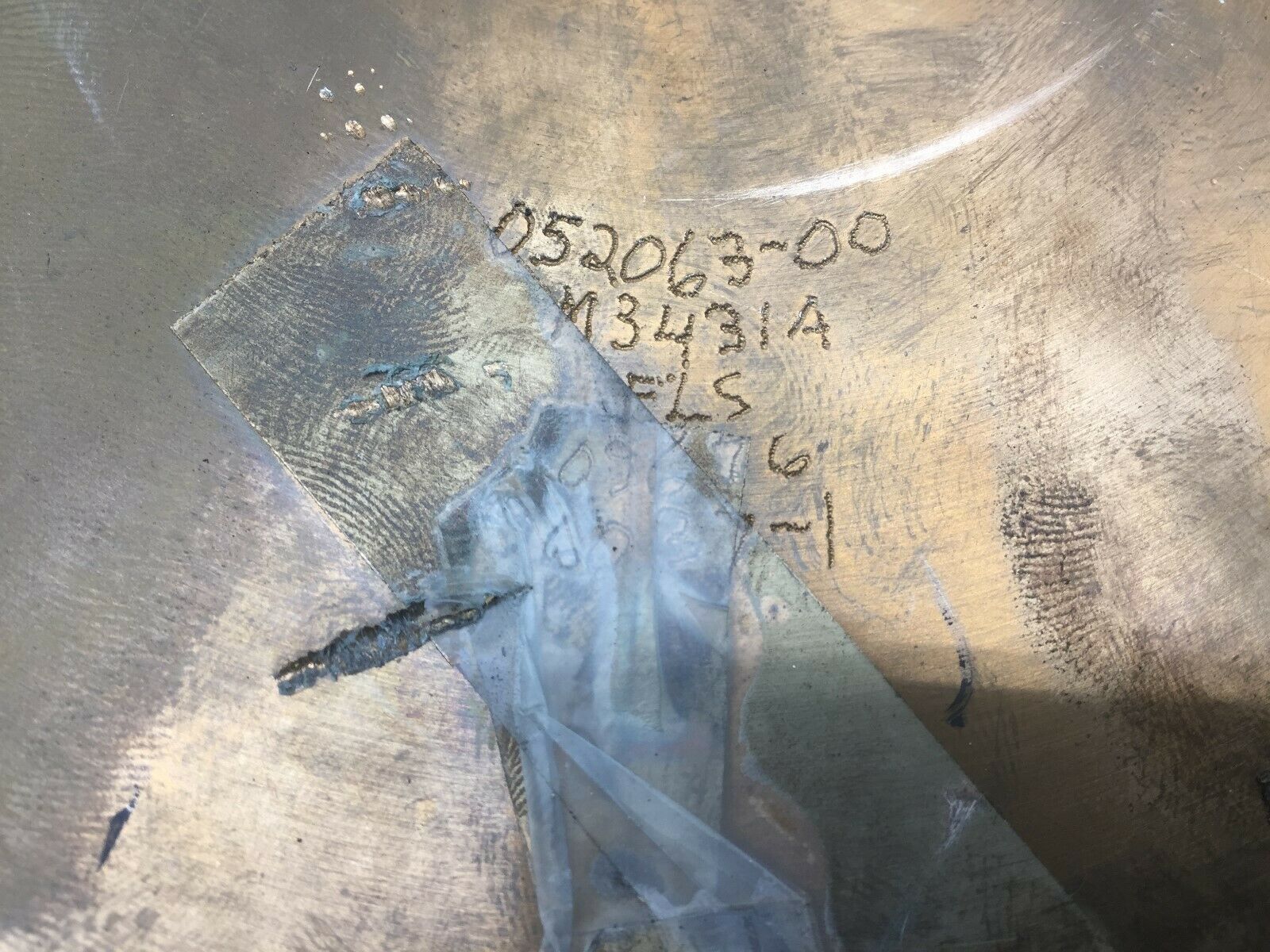 NEW NO BOX FLOWSERVE / WORTHINGTON 6 3/4"BRONSE IMPELLER 052063-00 / M3431A