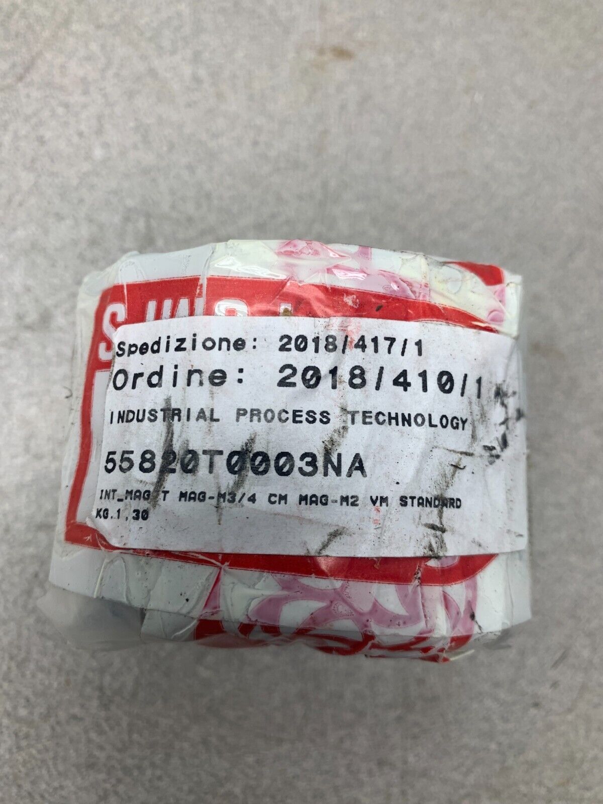 NEW INDUSTRIAL PROCESS TECHNOLOGY 2018/417/1 MAGNET 55820T0003NA