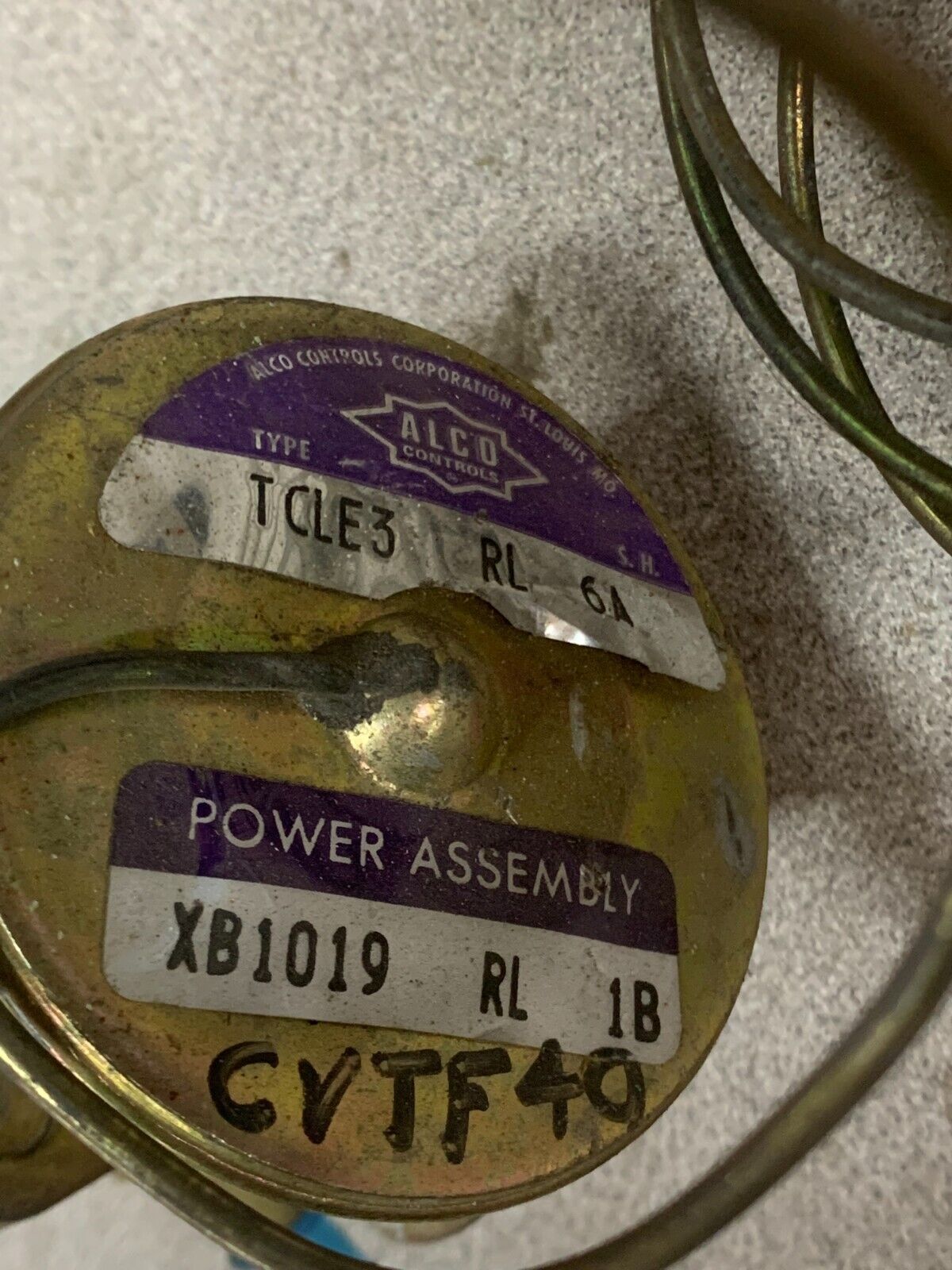 NEW NO BOX ALCO CONTROLS TCLE3 RL 6A VALVE XB1019 RL 1B