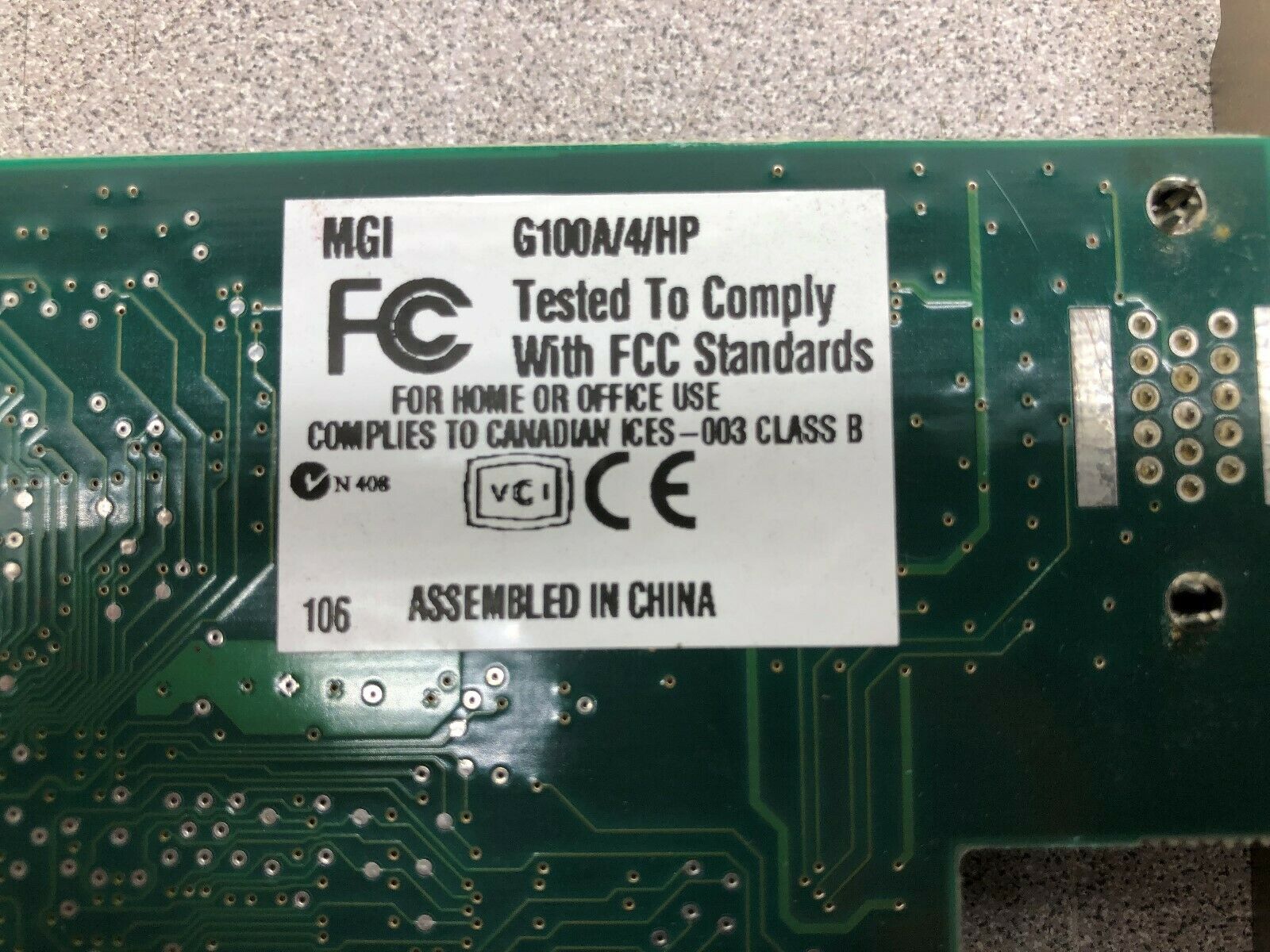 NEW NO BOX MATROX VIDEO CARD 790-01 / D5064-6048