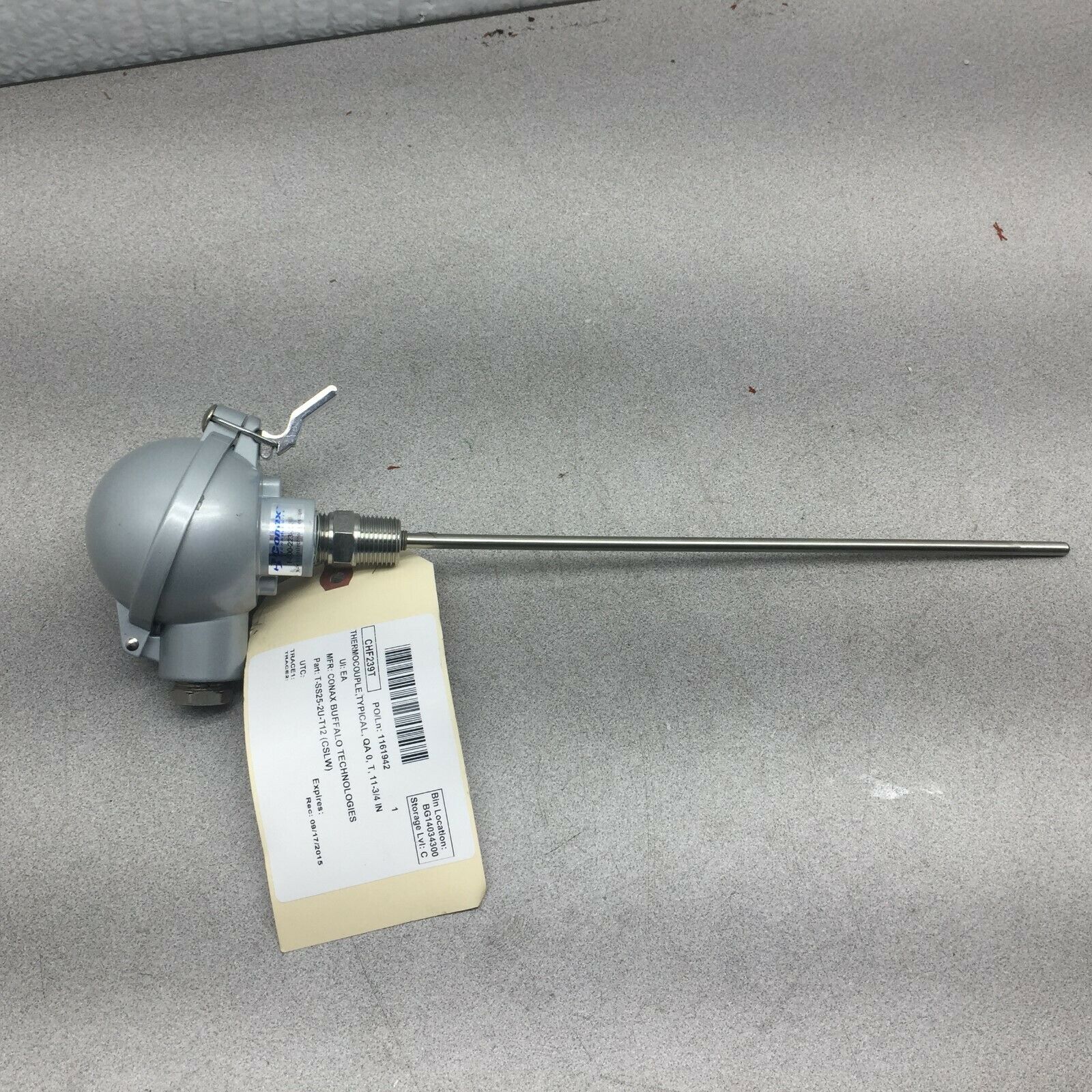 NEW NO BOX CONAX THERMOCOUPLE T-SS25-2U-T12(CSLW)