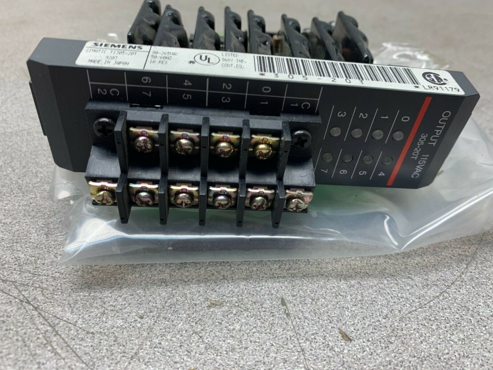 USED SIEMENS OUTPUT MODULE T1305-20T