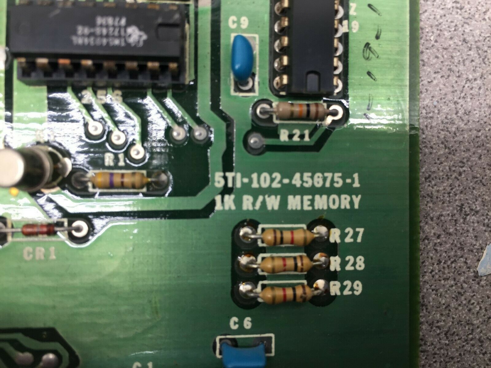 USED TEXAS INSTRUMENTS MEMORY BOARD 1K R/W 5TI-102-45675-1