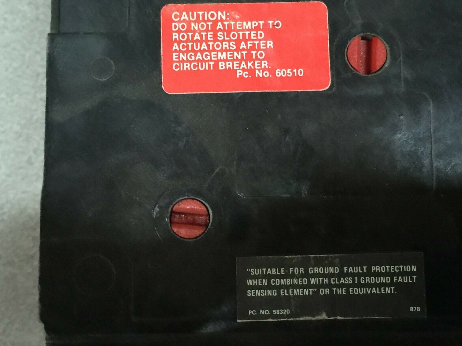 USED GE 25AMP 3POLE 600VAC 250VDC BREAKER WITH SHUNT TRIP ED63A025 / S01ED60