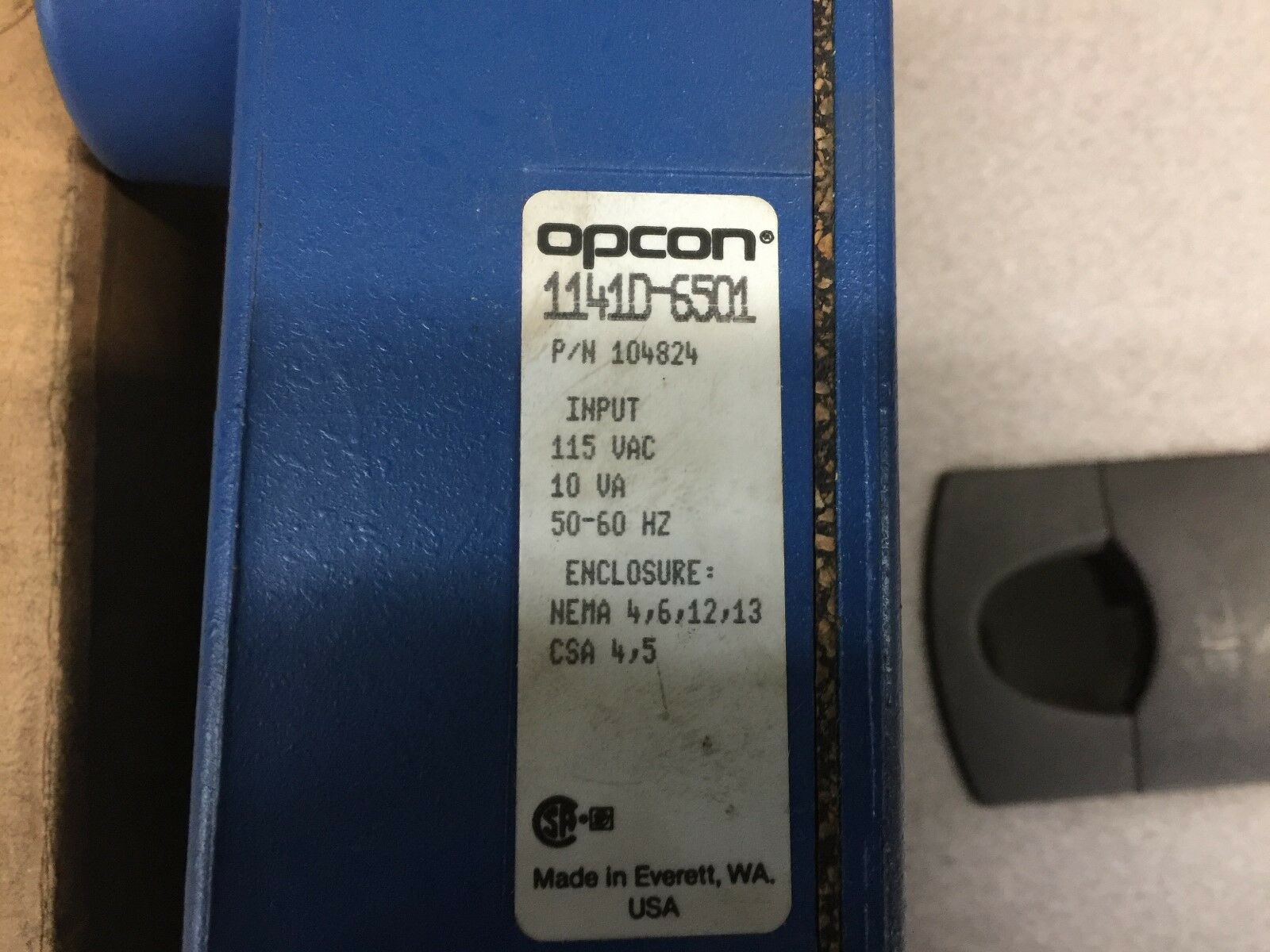 NEW IN BOX OPCON PHOTO ELECTRIC SENSOR 1141D-6501 104824