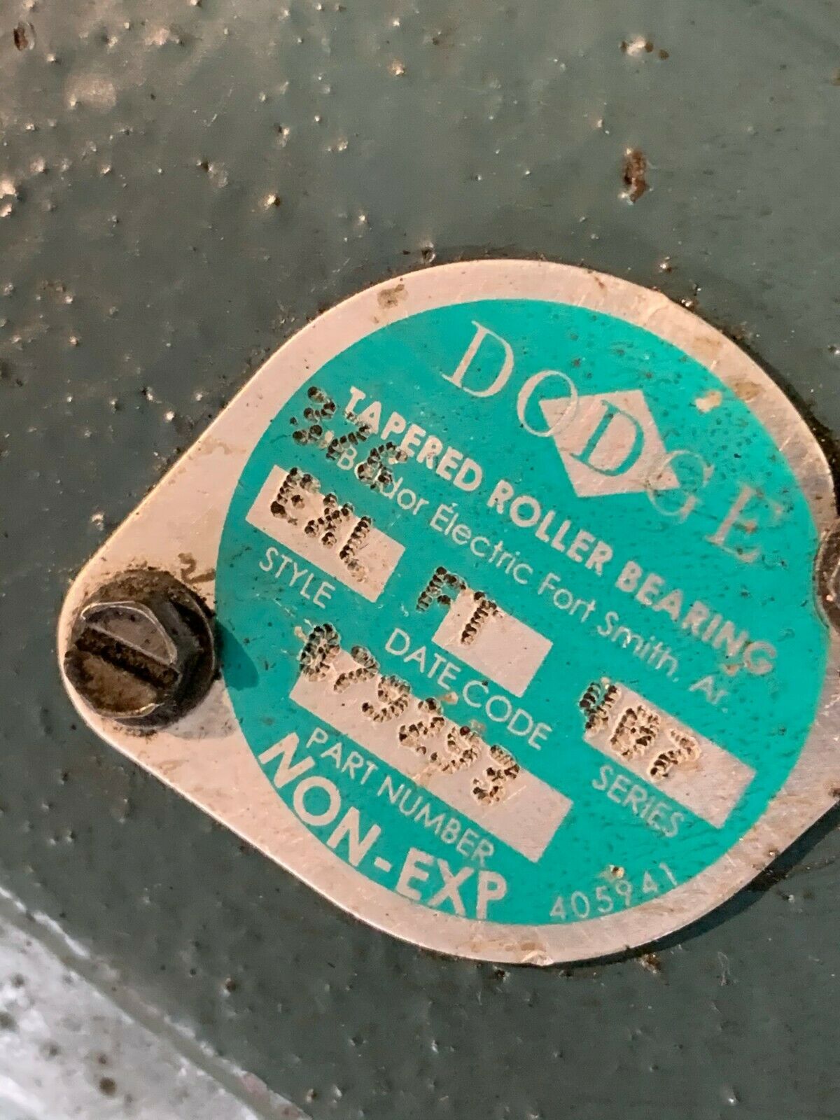 NEW DODGE 4-BOLT 079293 PILLOW BLOCK BEARING NON-EXPANSION STYLE EXL