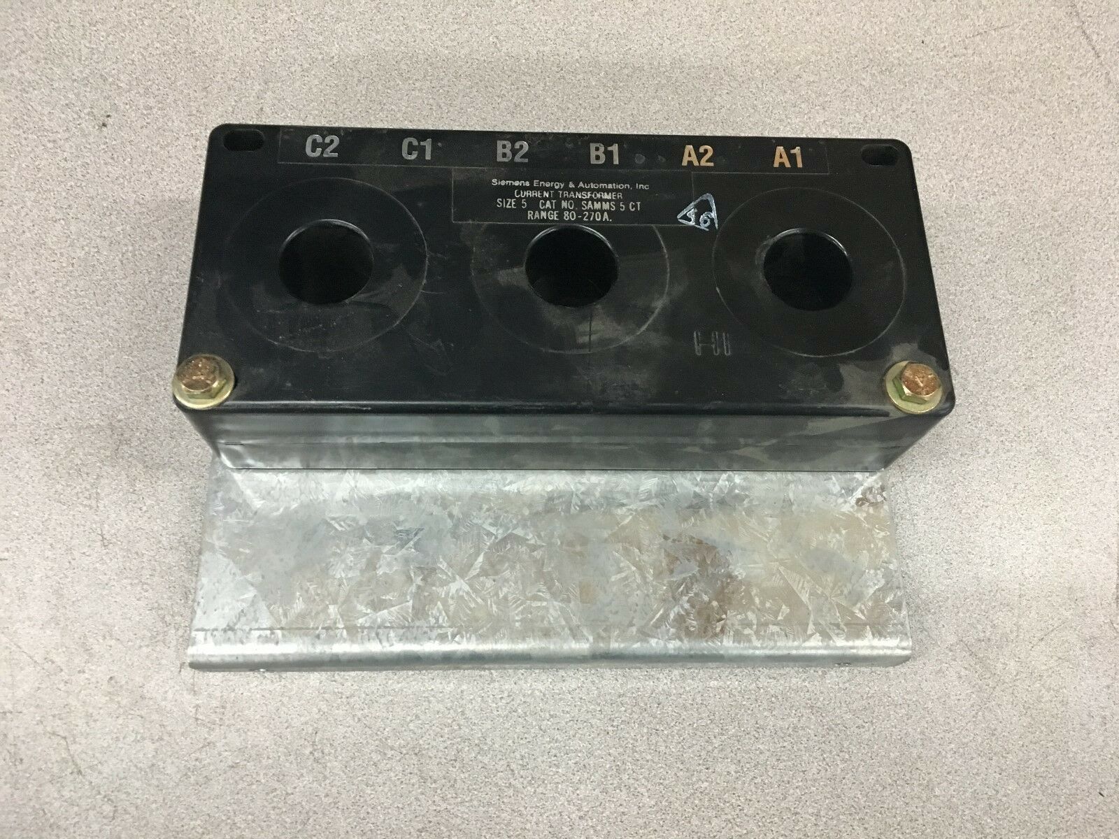 USED SIEMENS SIZE 5 CURRENT TRANSFORMER SAMMS 5CT