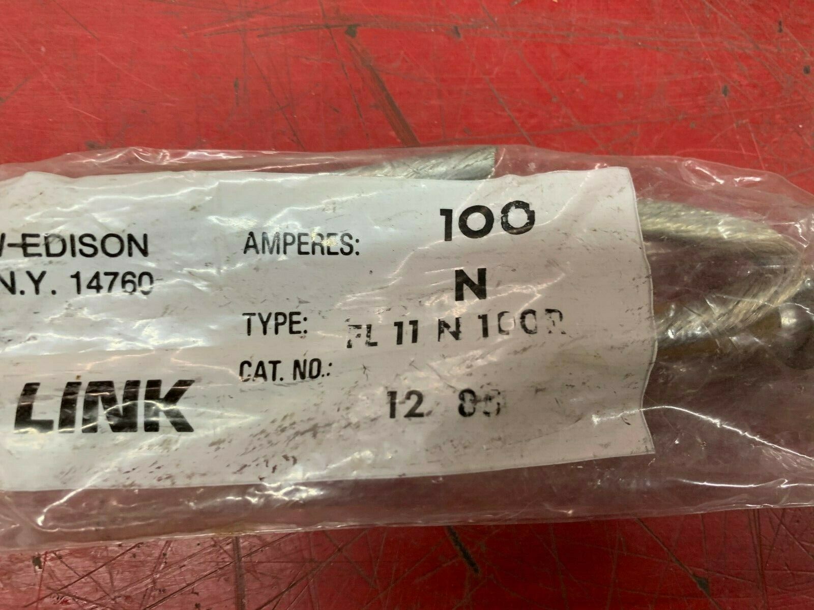 NEW IN BAG MCGRAW-EDISON 100 AMP FUSE LINK FL11N100R