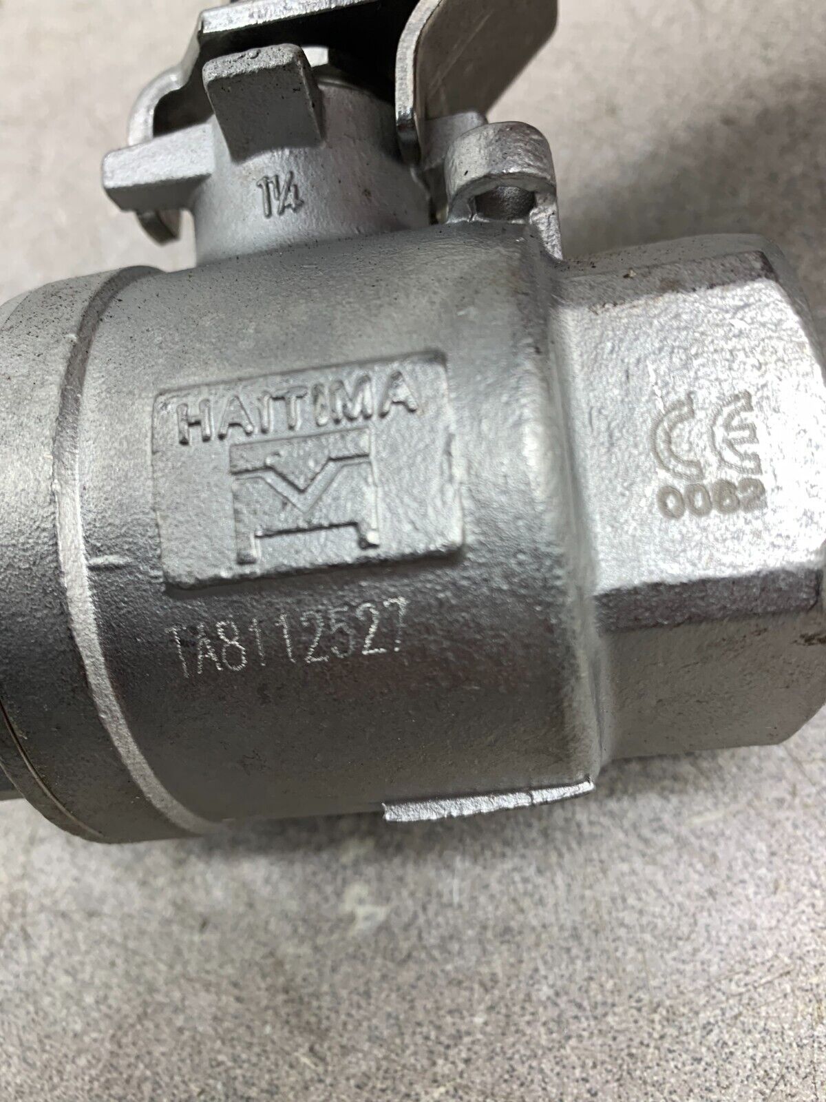 NEW OVC 1-1/4" CF8M STAINLESS 1000WOG FULL PORT BALL VALVE 1000 WOG