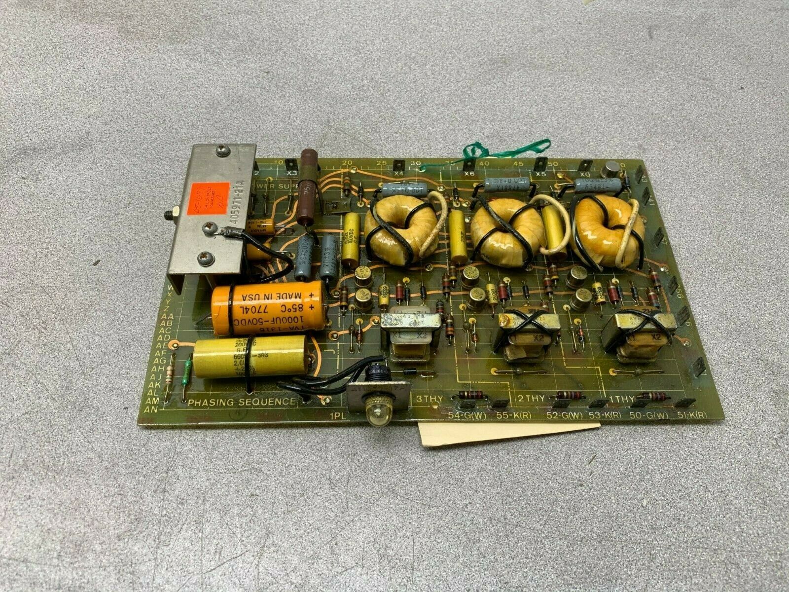 NEW RELIANCE ELECTRIC 0-51444 Phasing Sequence Circuit PC Driver Board 82746-27A