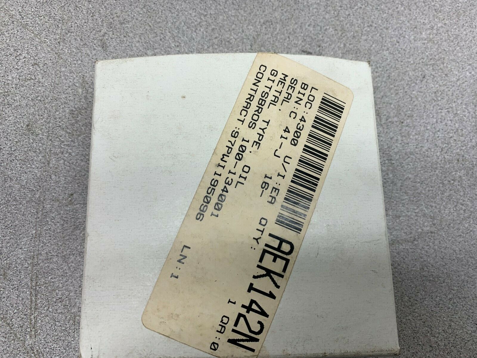 NEW IN BOX GITS MFG. CO. SEAL 539-0137-021