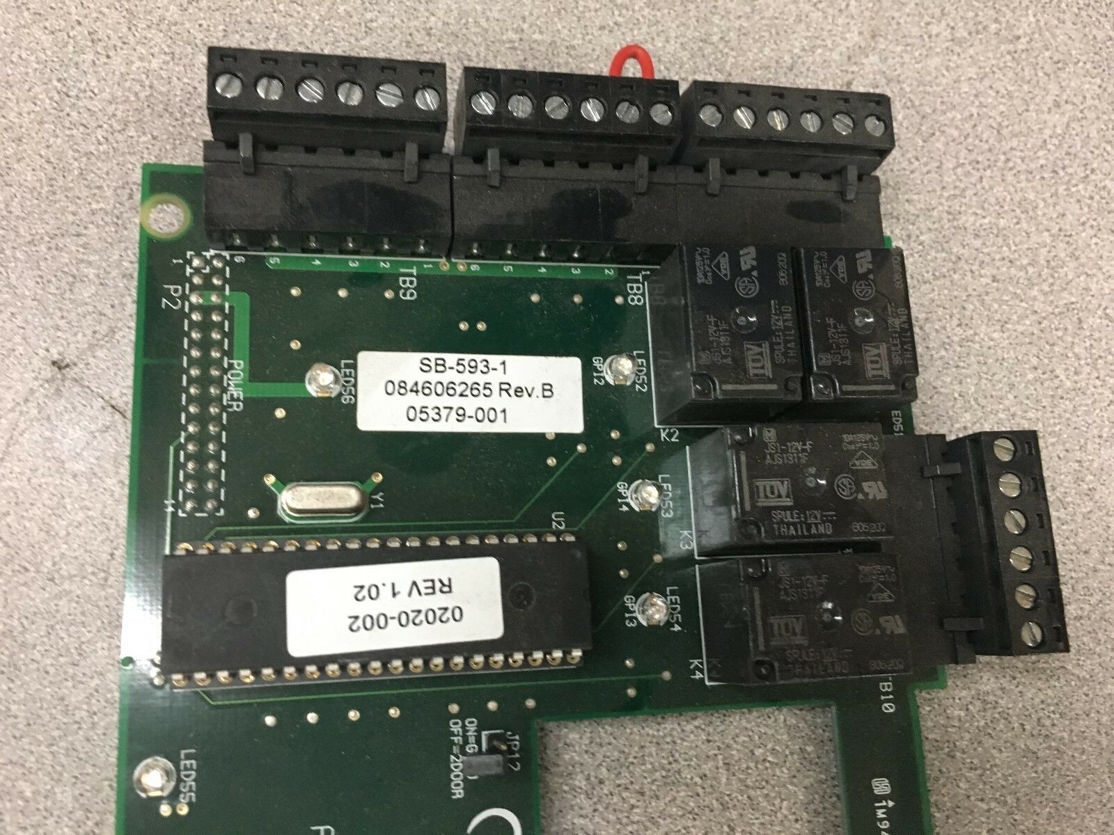 NEW NO BOX KERI SYSTEMS SB-593-1 SATELLITE BOARD 05379-001