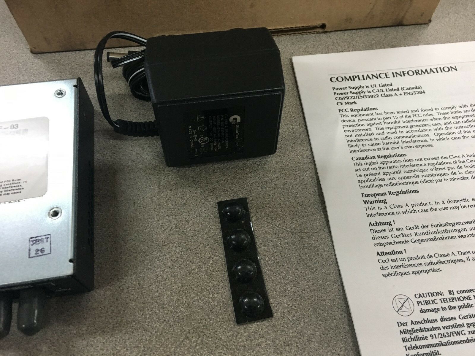 NEW IN BOX TRANSITION NETWORKS MEDIA CONVERTER J/FE-CF-03