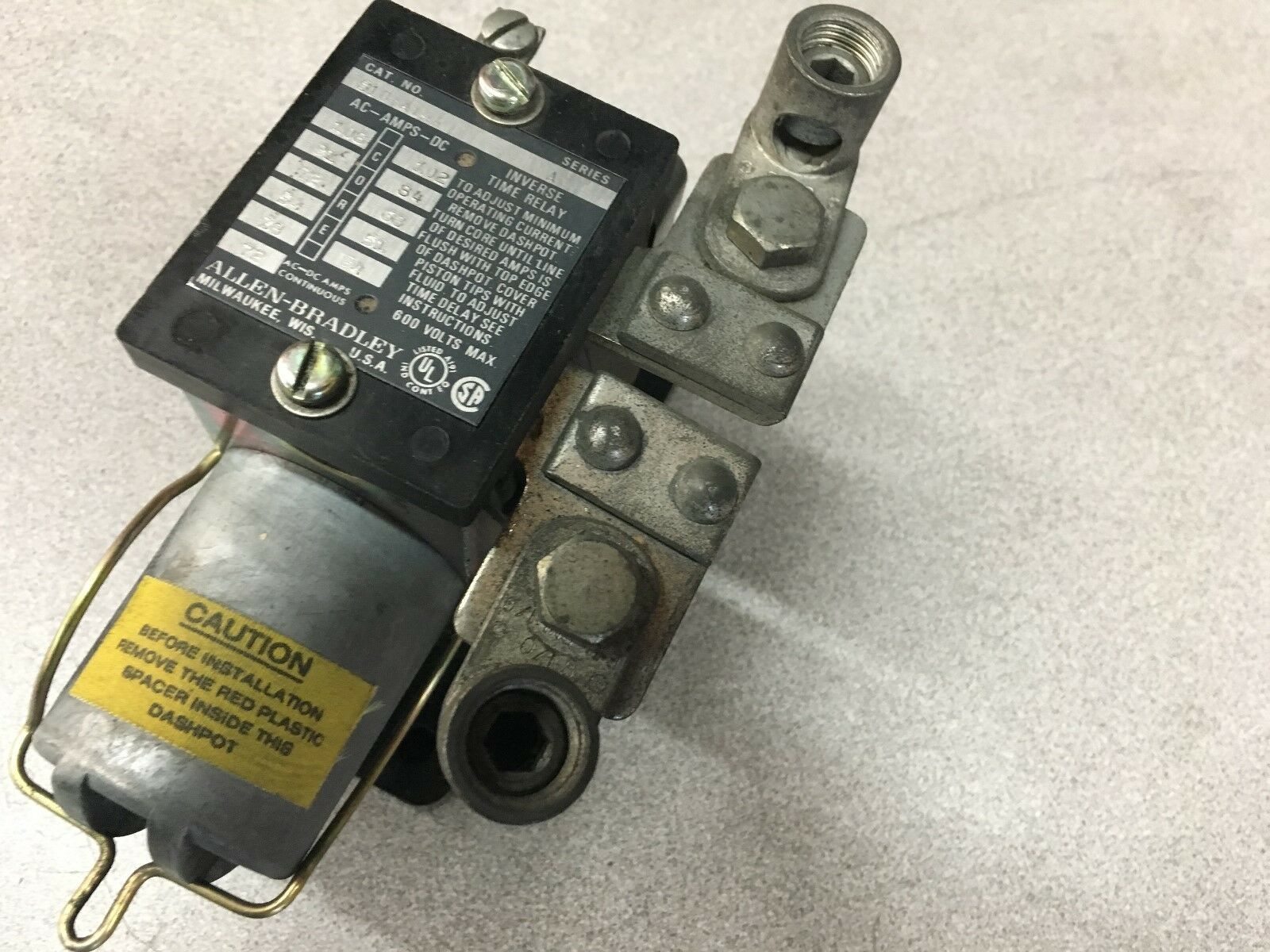 NEW NO BOX ALLEN-BRADLEY INVERSE TIME CURRENT RELAY 810-A14A SERIES A