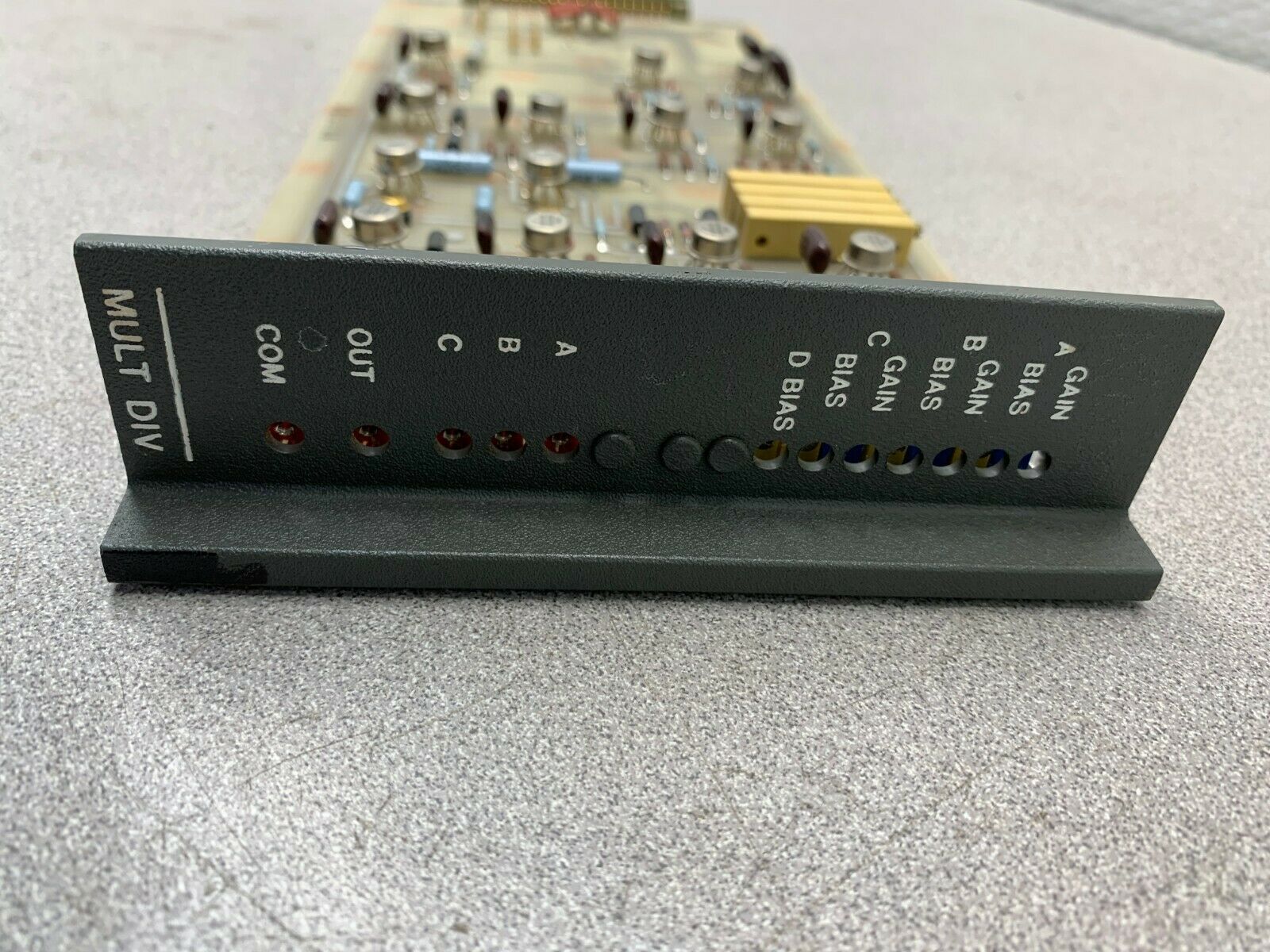 USED INVENSYS FOXBORO CIRCUIT BOARD 2AX+MUL