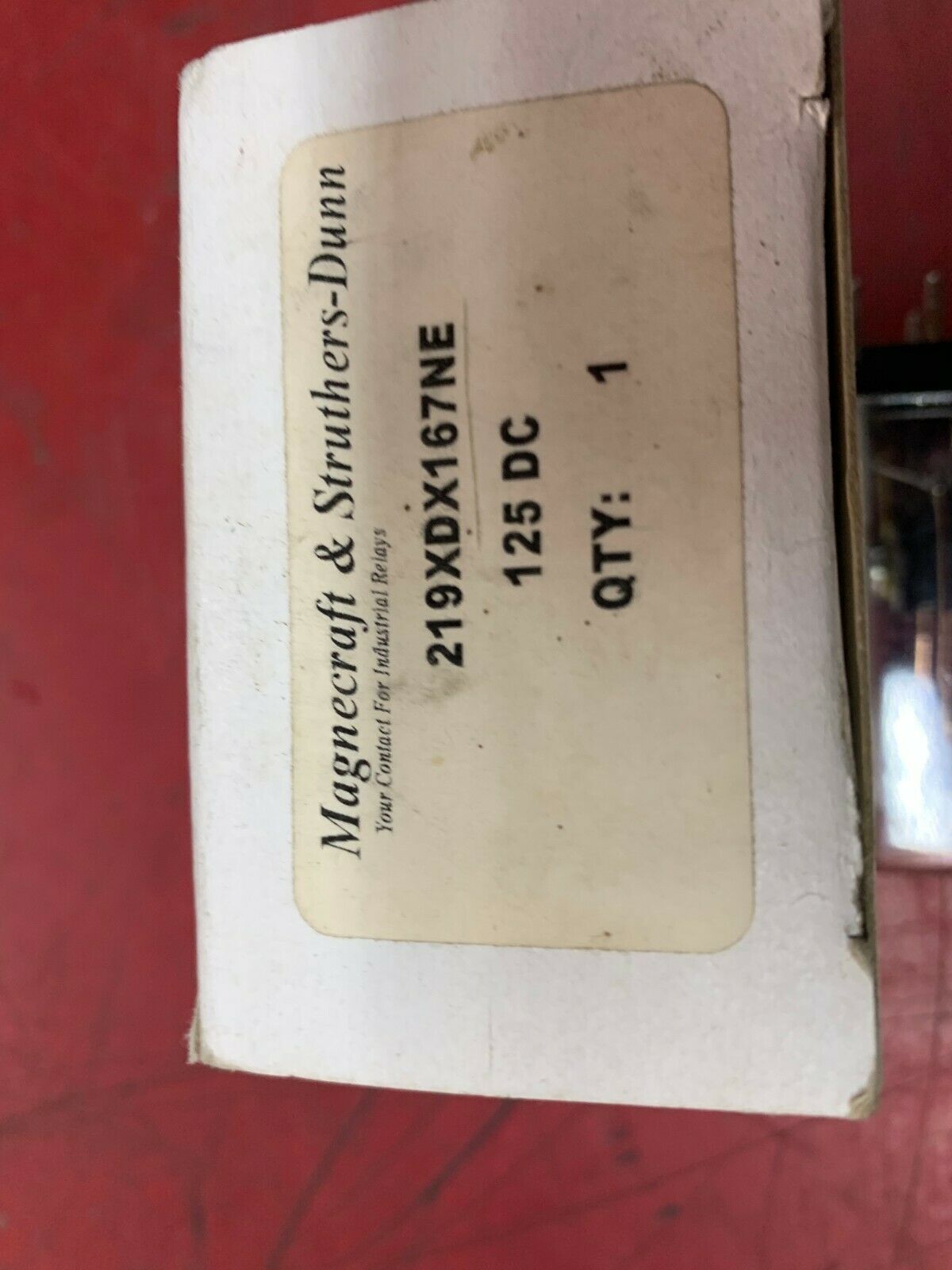 NEW IN BOX STRUTHERS- DUNN 125VDC. COIL 219XDX167NE