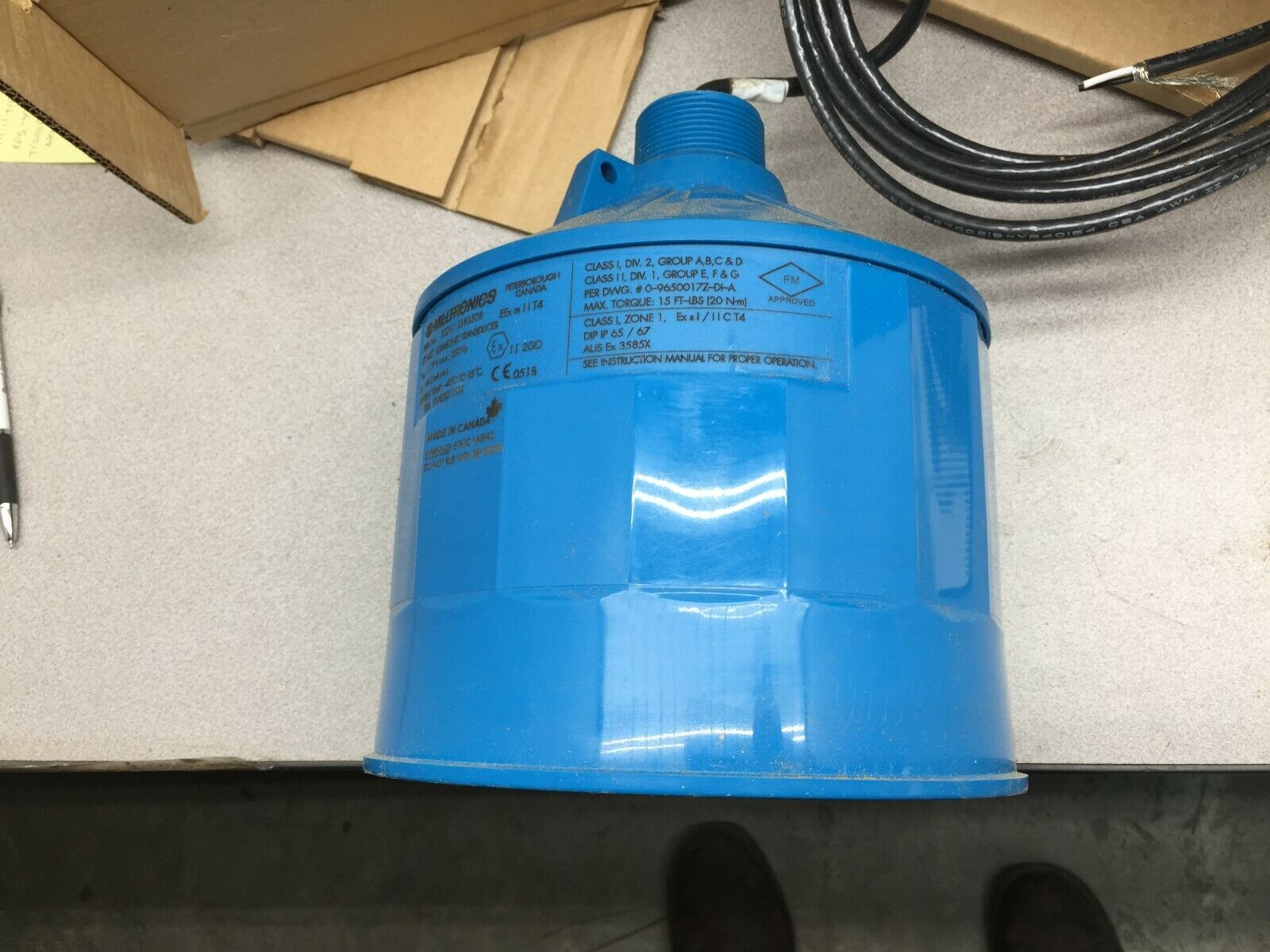 NEW IN BOX SIEMENS MILLTRONICS XPS-40 ULTRASONIC TRANSDUCER 7ML11270BA41