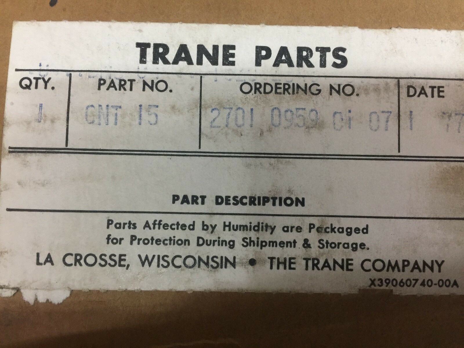 NEW IN BOX WR CONTROLS REFRIG PRESSURE CONTROL 1541-5 / 13123600