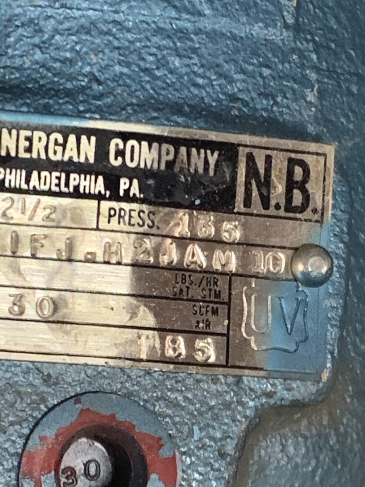 NEW J.E. LONERGAN 2x2-1/2" SET PRESS. 135 RELIEF VALVE EIFJ-H2JAM 10