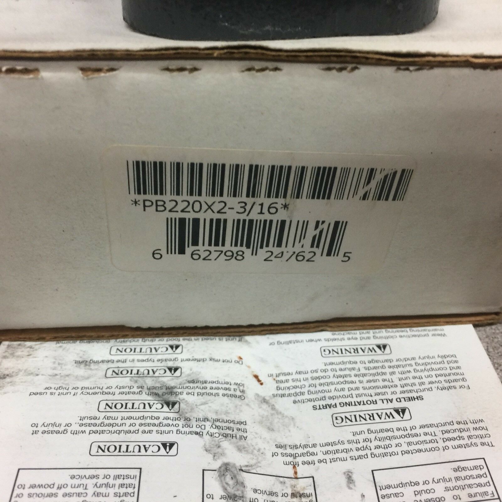 NEW IN BOX HUB CITY PILLOW BLOCK BEARING PB220X2-3/16