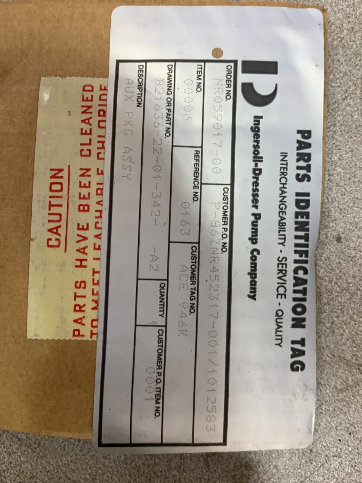 NEW IN PACKAGE JOHN CRANE D-2875-313-N832 PACKING ASSEMBLY 000-010-418