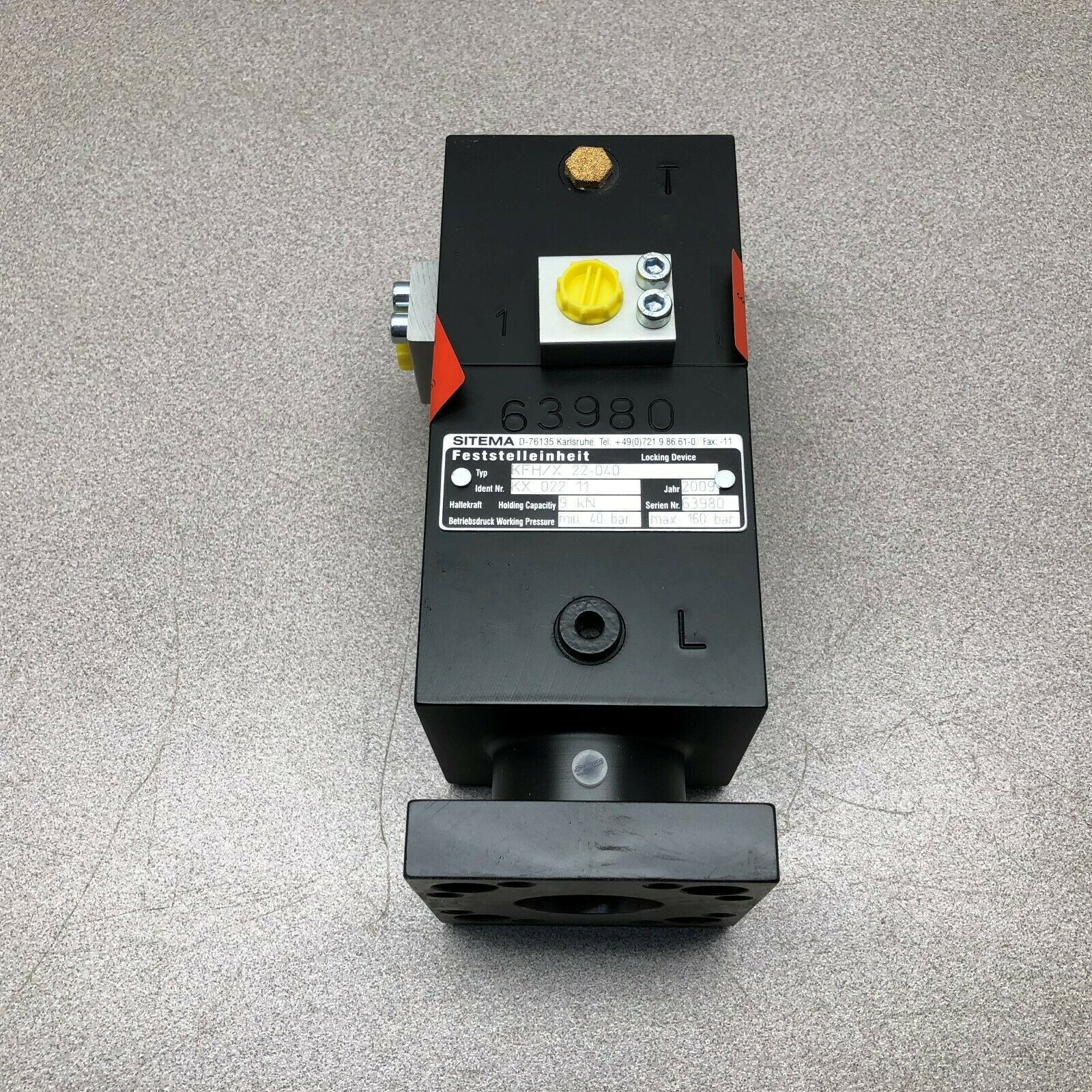 NEW NO BOX SITEMA LOCKING DEVICE KFH/X 22-040